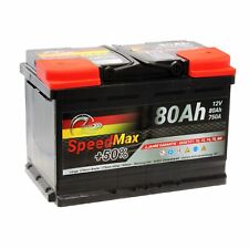 Autobatterie 80Ah 12V +50% Power 750A ersetzt 70Ah 72Ah 74Ah 75Ah 77Ah Speed Max