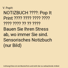 NOTIZBUCH ????: Pop It Print ???? ???? ???? ???? ???? ???? ?? ?? ???? Bauen Sie 