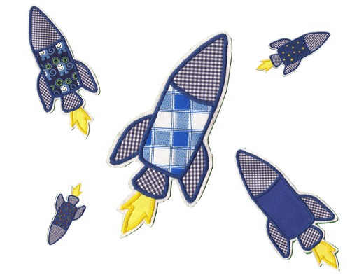 Rakete aufbügler bb - rakete,