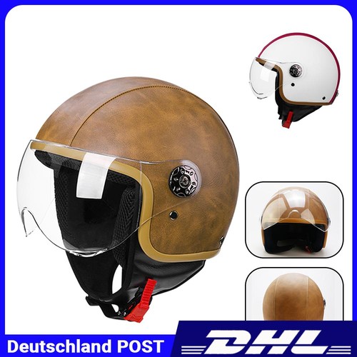 Helm halbschalenhelm mit klar - mit,
