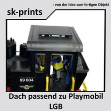 Dach Dampflok | kompatibel mit Playmobil LGB