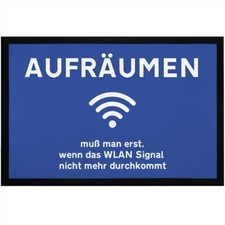 Fußmatte lustig Aufräumen