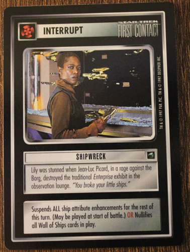 Star trek ccg first contact - star,