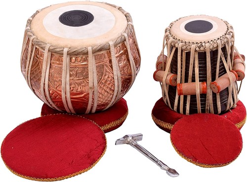 Silber tabla schlagzeug - silber, musik