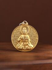 L05 Anhänger Guanyin Bodhisattva des Mitgefühls Feinsilber Silber 999