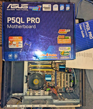 ASUS P5QL PRO INTEL P43 SOCKEL 775 DDR2 RAM MAINBOARD IDE CPU CORE 2 DUO TEST ✓