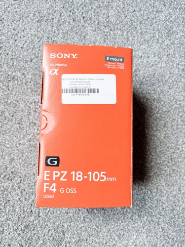 Sony mount 105 mm f - e-mount, 18-105