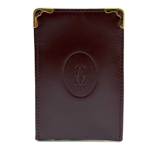 Cartier zigarettenetui leder - cartier,
