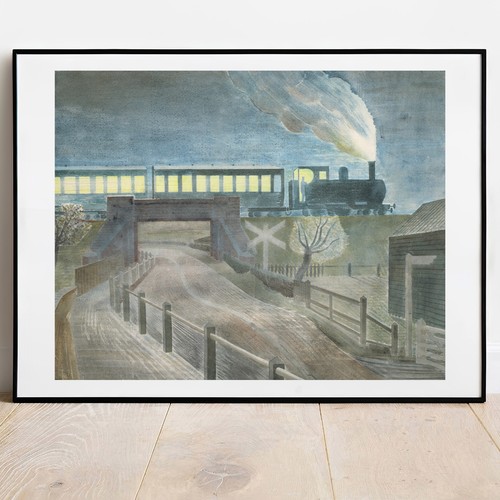 Ravilious zug going über - zug, eine