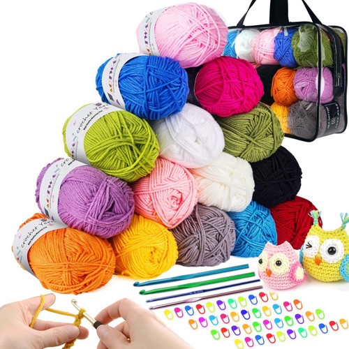 Häkelgarn set farben 50g - häkelgarn, 15