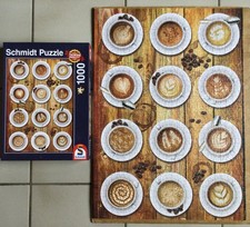 Schmidt Puzzle, 1000 Teile,  Kaffee-Kunstwerke