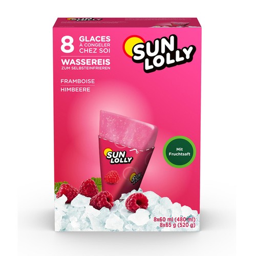 Sun lolly himbeere wassereis - lolly,