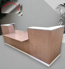 Theke Empfang Tresen Thresen Rezeption Empfangstheke braun 308x116x75-113 th0019