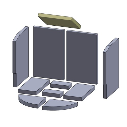 Heizgasumlenkplatte 270 230 - heizgasumlenkplatte,