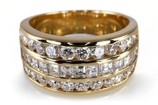 Ring 36 Diamanten insg. 1,96