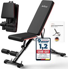 DH FitLife Hantelbank klappbar verstellbar | Schrägbank & Flachbank