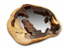 Wandspiegel Holz Baumscheibe