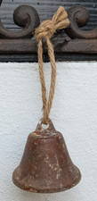 ❤ Kleine  Klingel Glocke Eisen Metall  Antiklook Vintage  Weihnachten Rostlook ❤
