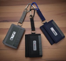 UNISEX CANVAS SPORT GELDBÖRSE KREDITKARTENETUI MÜNZETUI GELDBEUTEL GÜRTELCLIP SCHLAUFE