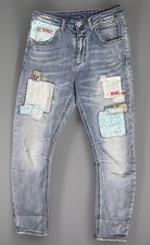 Damen Patchwork Jeans XS