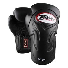 Twins Special BGVL 6 Boxhandschuhe Muay Thai Thaiboxen Leder Schwarz