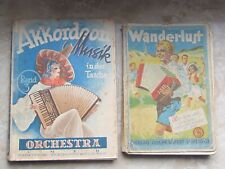 2 Bücher Akkordeon Noten