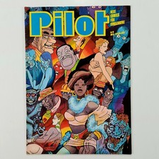 ©1983 Volksverlag Adult Comic Magazin PILOT 16 dt Z1 Lauzier/Manara/Bilal/Gotlib