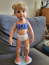 Puppen Bikini blau weiß rosa