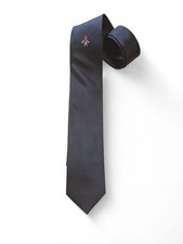 Krawatte Feuerwehr blau mit und ohne Emblem