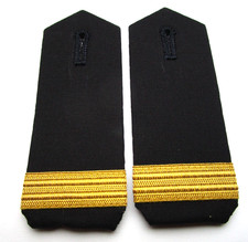 Schulterklappen Marine  Leutnant  Bw Dienstgrad Rang Abzeichen #M5