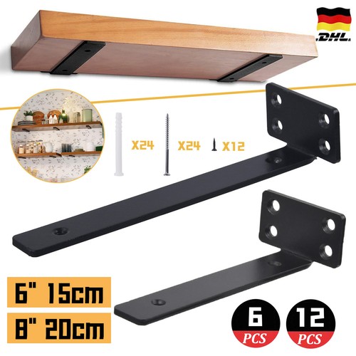 12x regalwinkel regalhalter - 6x,