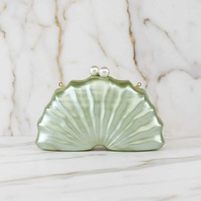 Clutch Pistaziengrün Perlmutt