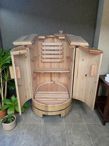Massivholz sauna dampfkabine - massivholz,