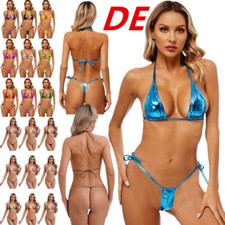 Damen bikini set metallic - damen,