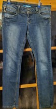 Stretch Jeans, Blind Date, blau, Gr. 30 (Cropped), Super Zustand