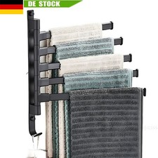 4-armig Handtuchhalter Handtuch Halter Doppel Wand Bad Edelstahl Handtuchstange
