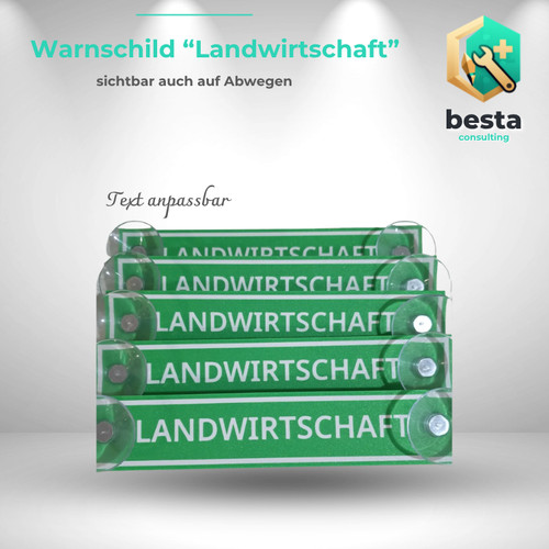 Warnschild landwirtschaft - warnschild,