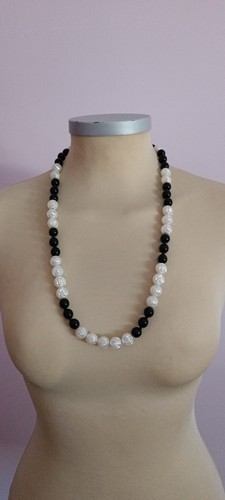Halskette aus onyx - aus,