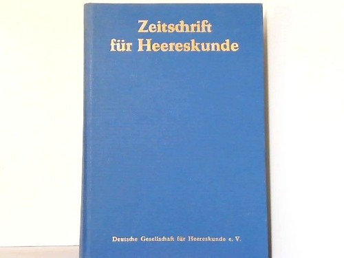 Zeitschrift für heeres und - zeitschrift, heeres-