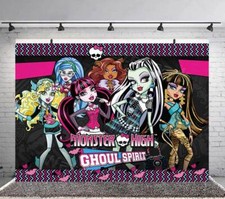 Monster High Kinder Geburtstag Party Dekoration Banner Hintergrund Vinyl 5x3ft