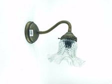 Wand Lampe Messing Brüniert