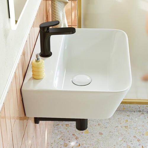 Weiß hänge waschbecken - weiß,