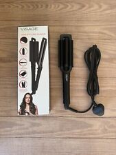 • Visage Pro Style • Lockeneisen Große Krepp Wellen Locken Stab Schwarz NEU
