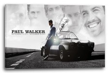 Lein-Wand-Bild: Paul Walker