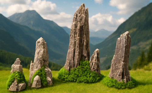 Gebirge berge set - 4x, –