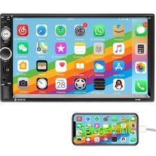 7" Autoradio Doppel 2 Din Touchscreen Stereo Bluetooth FM USB TF AUX MP5 Player