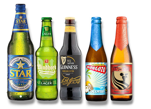 Afrikanisches bier mixpaket - afrikanisches, bier-mixpaket