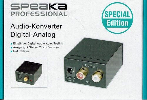 Konverter toslink - av, [toslink