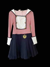 Matrosen Kleid für Damen Gr