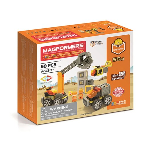 Magformers baufahrzeuge 50 - baufahrzeuge,,